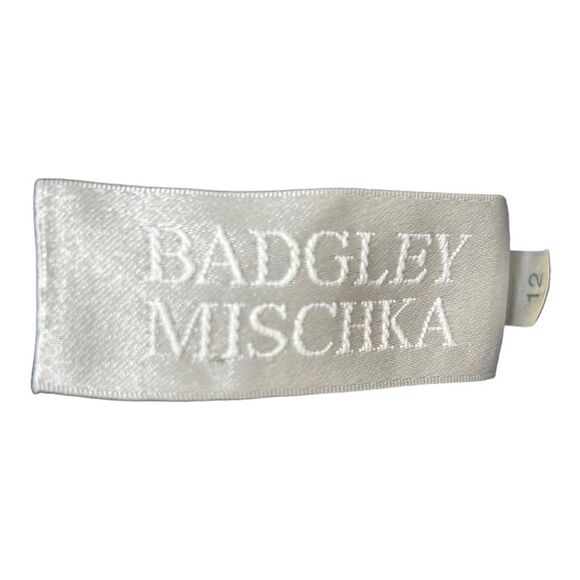 NEW Badgley Mischka Black Wool Blazer Jacket Button Pointed Collar Women 12 - Picture 5 of 6